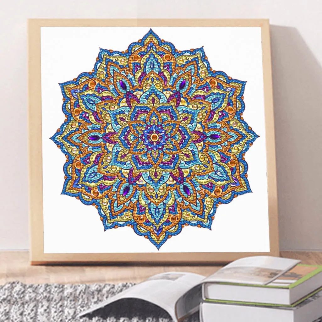 5D DIY  Special-Shaped Diamond-  Mandala 30*30cm