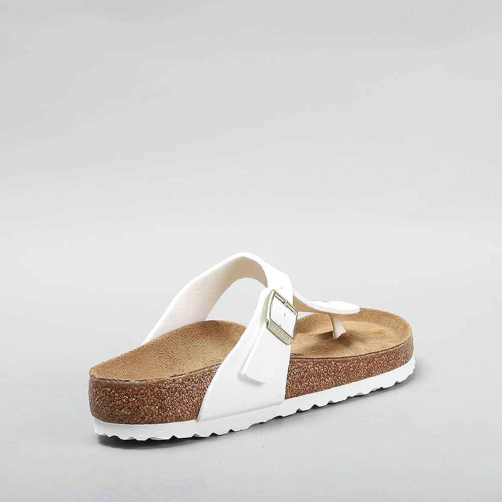 BIRKENSTOCK GIZEH 1005299 BF WHITE PATENT