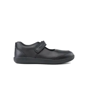 Bobux Kid  Quest Black School Shoe