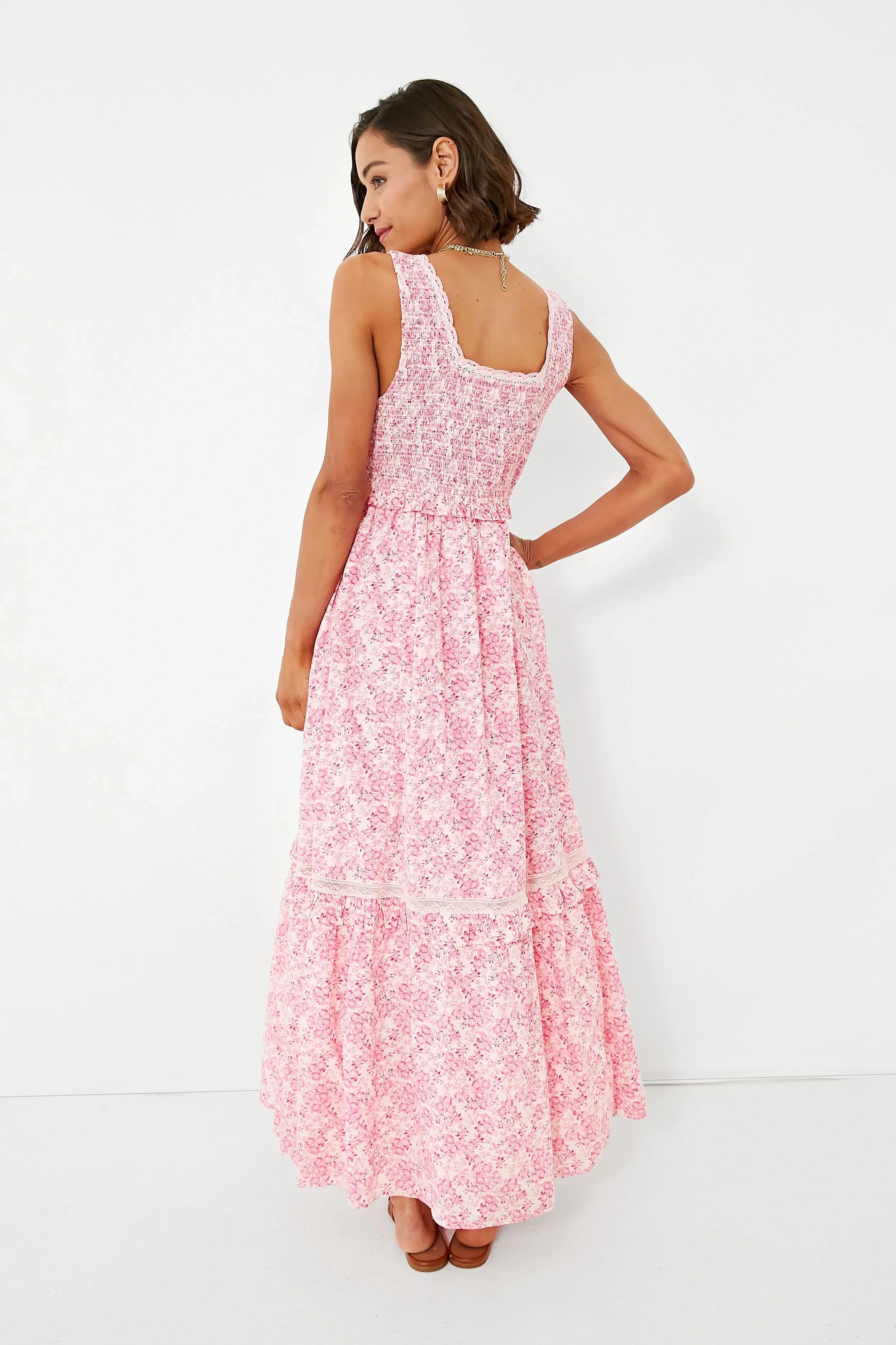 Brentlin Dress ~ Pink Berry Fields