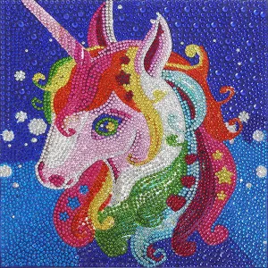 Cartoon Horse  - Special Shaped Diamond - 30x30CM