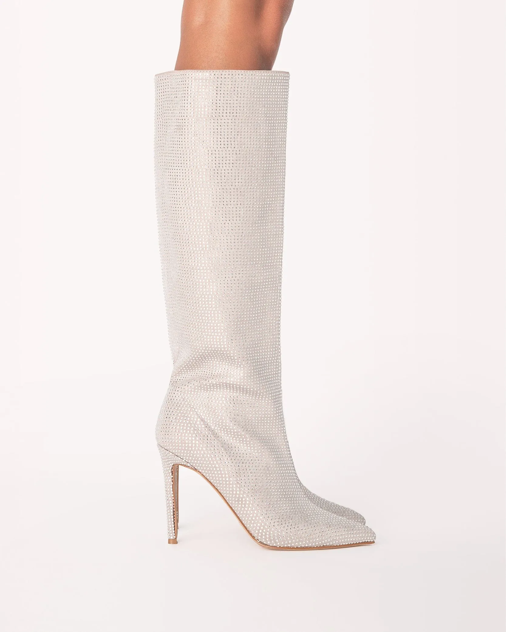 Emarie Boot Silver Diamante