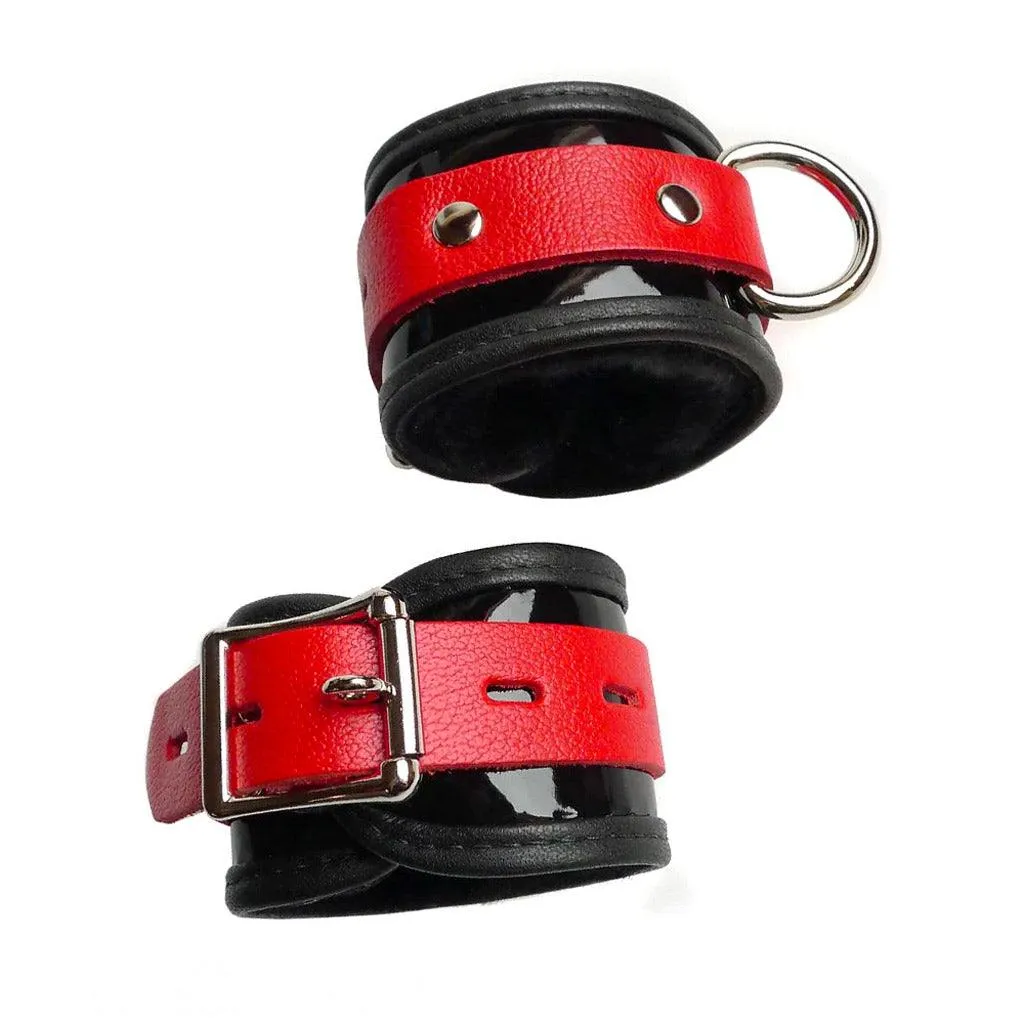 Firecracker Patent Leather Wrist Restraints®