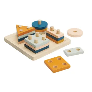 Geometric Sorting Board - Orchard