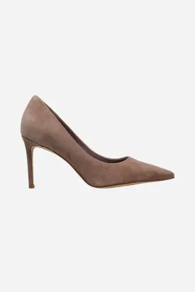 Jeffrey Campbell Nikia-2 High Heel Pump Brown Suede