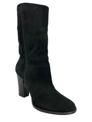 Jimmy Choo Music Tourmaline Suede Boots Size 7.5