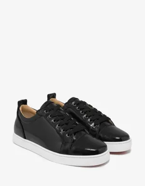 Louis Junior Orlato Flat Black Panther Print Trainers