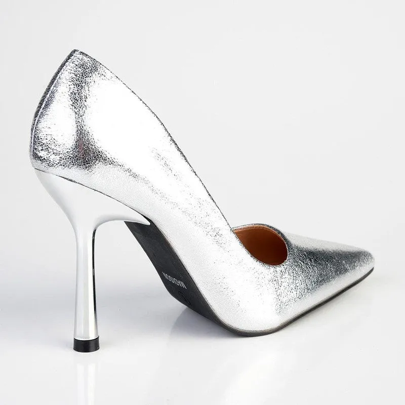 Madison Lila 2 Hourglass Heels - Silver