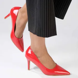 Madison Penny 5 Court Heels - Red