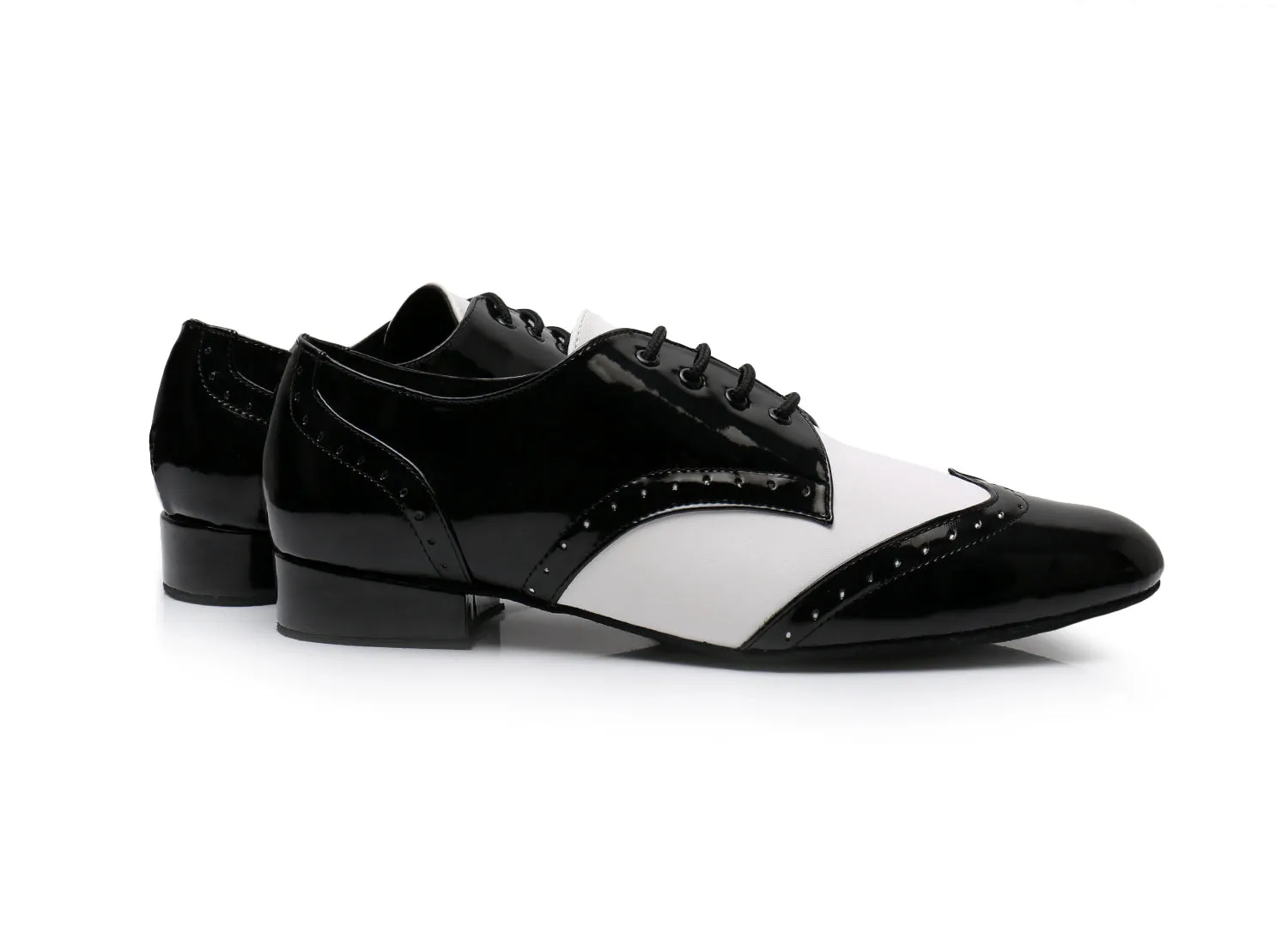 Men's Leatherette Modern Shoes With Lace-up Ballroom Dance Shoes