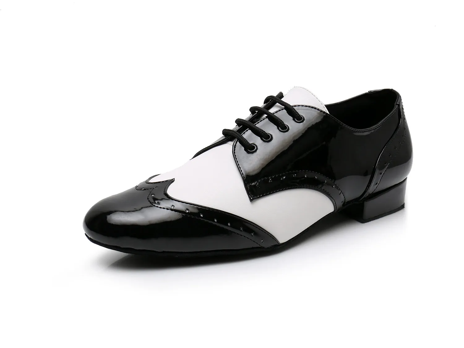 Men's Leatherette Modern Shoes With Lace-up Ballroom Dance Shoes