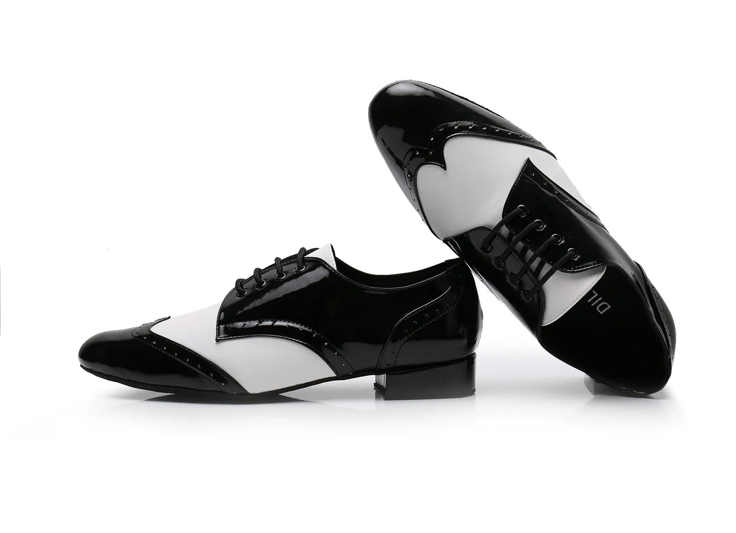 Men's Leatherette Modern Shoes With Lace-up Ballroom Dance Shoes