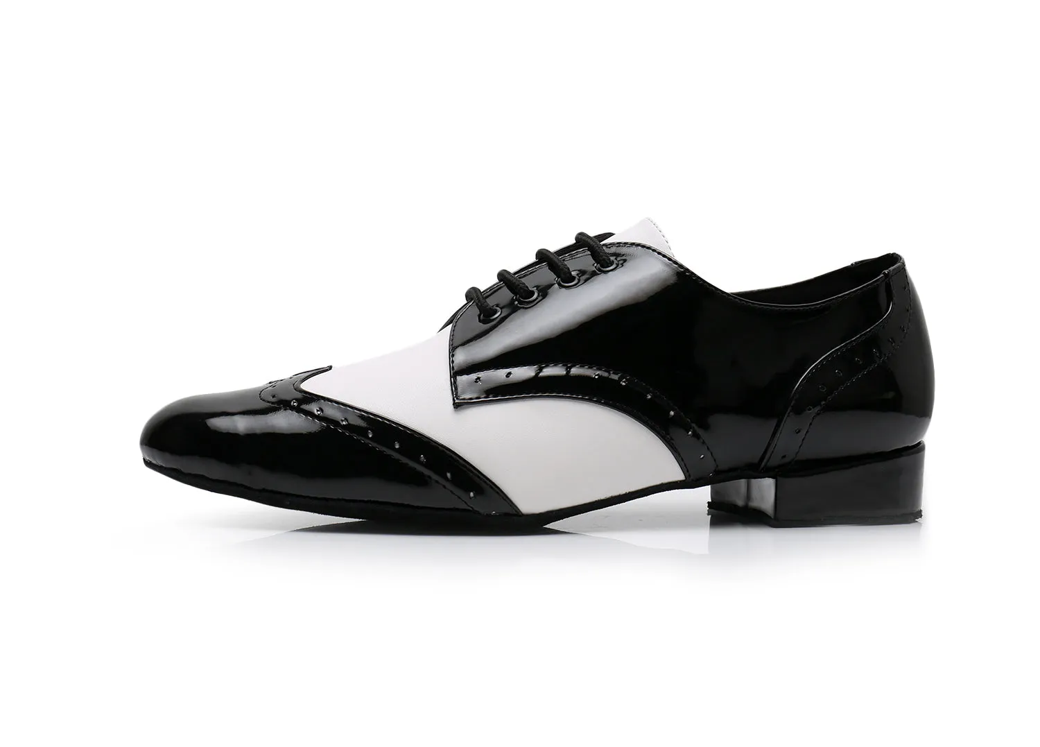 Men's Leatherette Modern Shoes With Lace-up Ballroom Dance Shoes