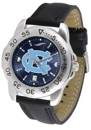 North Carolina Sport Leather Men’s Watch - AnoChrome