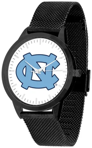 North Carolina Statement Mesh Band Unisex Watch - Black