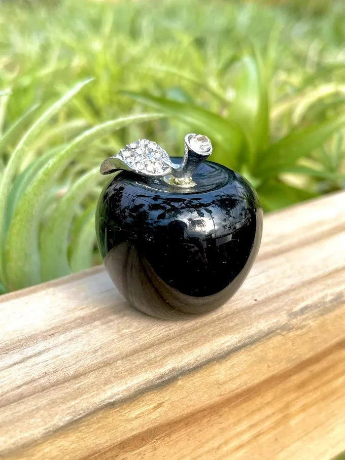 Obsidian Apple Carving