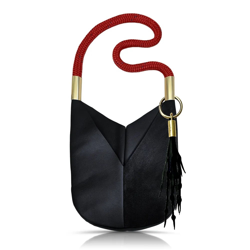 Original Wildwood Bag | Large Crossbody in Black Leather