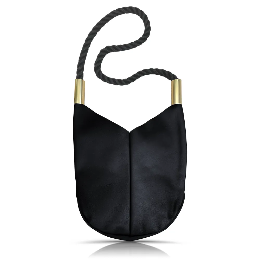 Original Wildwood Bag | Large Crossbody in Black Leather