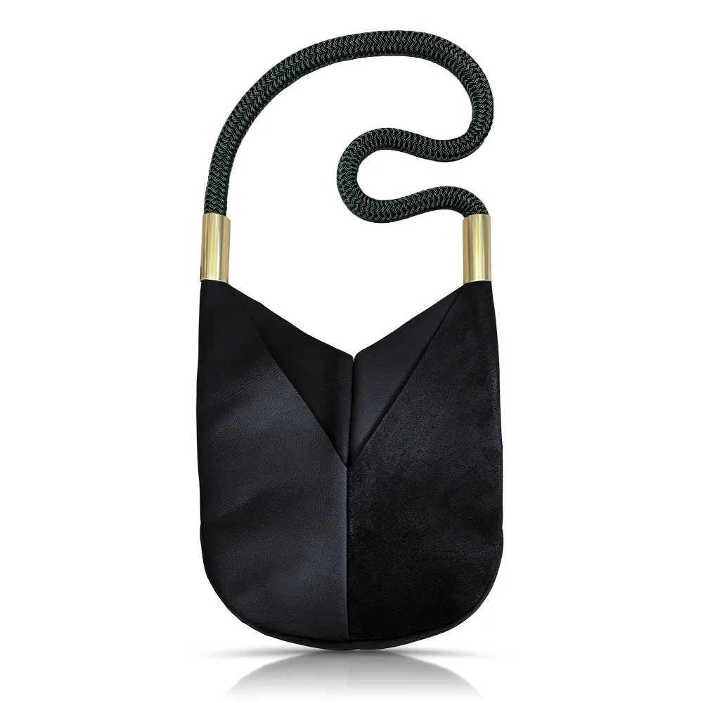 Original Wildwood Bag | Large Crossbody in Black Leather