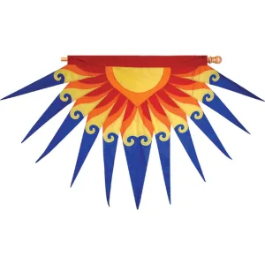 Progressive Banner - Sun Burst Blue