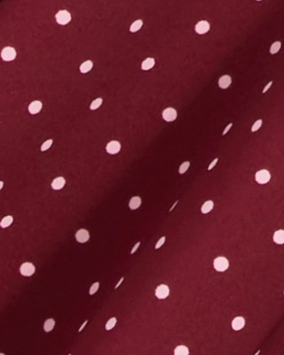 Rosanne Shift Dress in Merlot Polka Dot