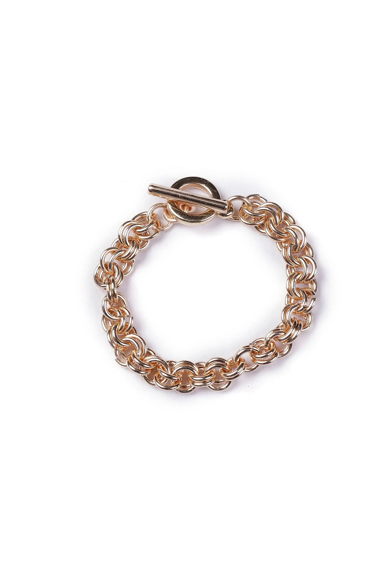 Sabah Twisted Double Layered Chain bracelet