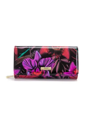 Luxurious Serenade WSF1501 Orchid Large Leather Wallet with RFID Protection