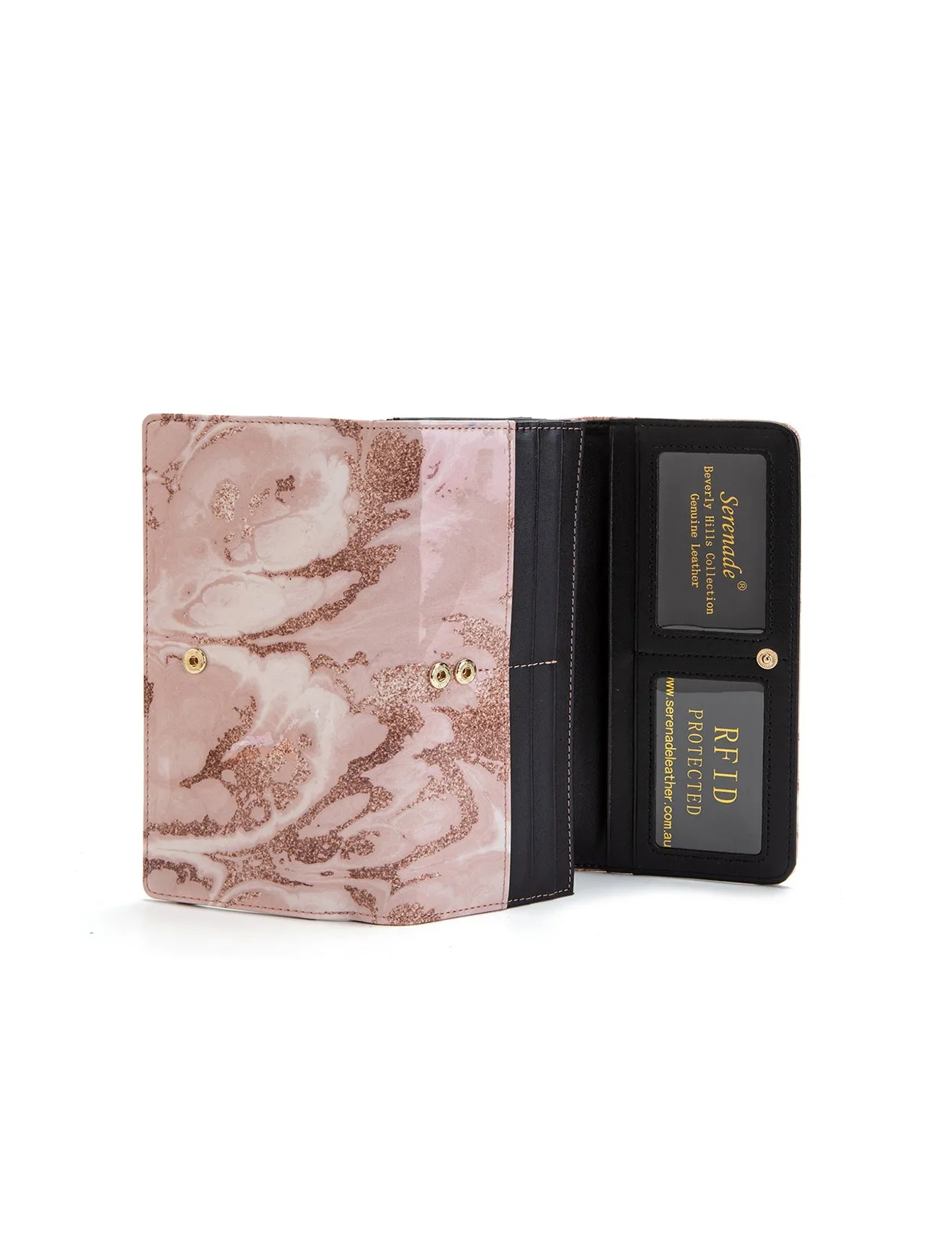 Serenade - WSF1701 Zahira Large Leather Wallet with RFID