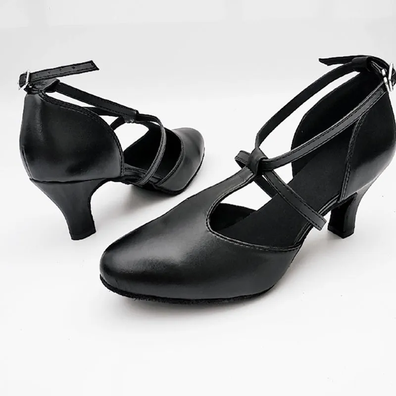 Women's Leatherette 7.5cm Heels Ballroom Dance Shoes Character Shoes