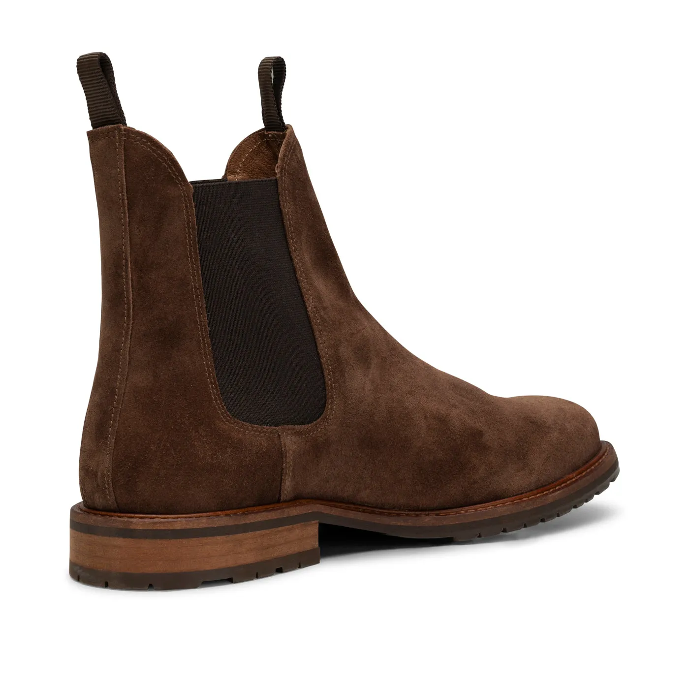 York chelsea boot suede - CHOC BROWN