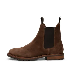 York chelsea boot suede - CHOC BROWN